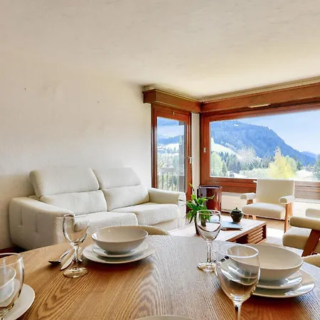 公寓 Mont D Arbois Sur Les Pistes De